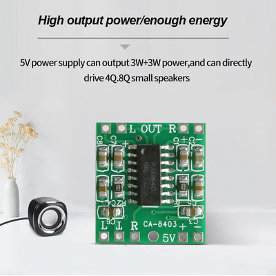 2*3W DC 5V Class D Audio Module PMA8403 Amplifier Board cho các sản phẩm âm thanh siêu nhỏ