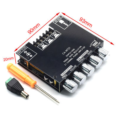 CA-MT21 2.1 kênh BT 5.0 Subwoofer Amplifier Board 2 * 50W + 100W 12-24V AMP + BT