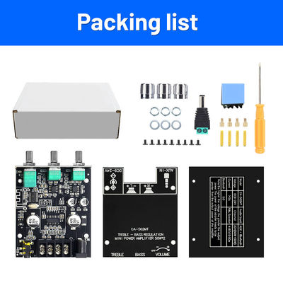CA-502MT 5.0 BT Digital Audio Amplifier Board 2 * 50W 12-24V AMP Module