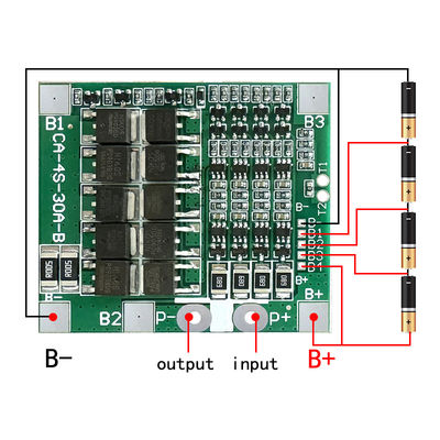 CA-4S-30A-B Lithium 18650 BMS Ban bảo vệ pin 30A 14.8V 12.8V 4s Ban BMS