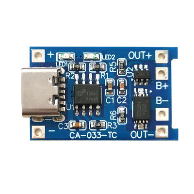 CA-033 Micro Type-C USB 5V Charging Board Dual Function 1A Li-Ion Lithium Battery Charger Module 18650 TP4056 ICs Sản phẩm