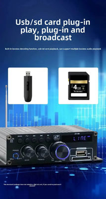 Hifi Stereo Audio Power Amplifier 120W Dual Channel Power Amp Independent Control Equalizer Nhà tăng cường kỹ thuật số