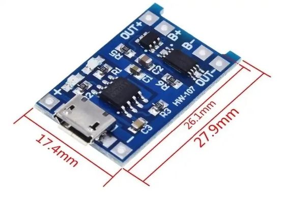TP4056 1A tấm sạc pin lithium 18650 module sạc với bảo vệ sạc
