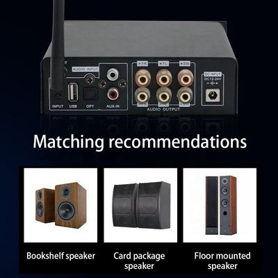 2 * 100W 2.1 kênh âm thanh kỹ thuật số HIFI Desktop Digital Amplifier Subwoofer Amplifier âm thanh điện cho âm thanh gia đình