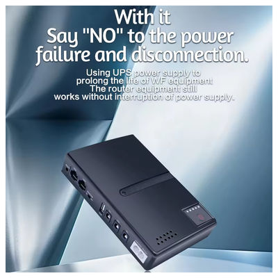 Mini 10400mAh 36W Cung cấp điện không bị gián đoạn (UPS) cho Router Modem Camera an ninh CCTV Nguồn điện có thể cấu hình AC DC