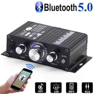 AK-270 12V Small Power Bluetooth Audio Amplifier 2.0 Channel Output HIFI Mini Power Amplifier cho hệ thống âm thanh rạp hát gia đình