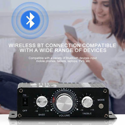 AK-270 12V 30W + 30W 2.0 Channel Bluetooth Power Amplifier cho rạp chiếu phim gia đình