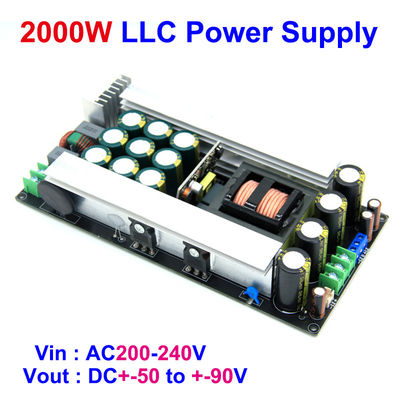 2000W LLC Dual DC 5-Way Power Supply Digital Audio Amplifier Module AC DC Converters cho Board Mount 50/60/70/80/90V Switching