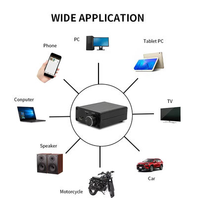 TPA3116 Bộ khuếch đại kỹ thuật số 100W Stereo HiFi lớp D với Bluetooth 5.0 và Bộ chứa hợp kim nhôm