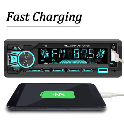 Universal 60Wx4 Car Radio Srereo MP3 Player FM Receiver Radio Stereo Audio Music USB / SD với Dash AUX Input