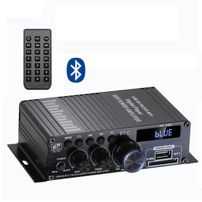 AK-380 5.0 Amplifier 2.0 Channel Car Home Theater Amplifier Mini HIFI Digital Audio Amplifiers Stereo USB OTG Input