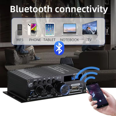 Bộ khuếch đại âm thanh Bluetooth v5.0 AK-380 2.0 kênh với công suất đầu ra 100-300W cho rạp hát tại nhà