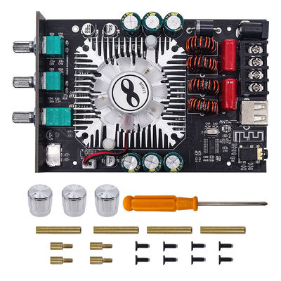 ZK-1602T 2 * 160W 2.0 Channel Digital Power Amplifier Module Class D Audio Stereo BT 5.0 Subwoofer Amplifier Board ZK-1602T