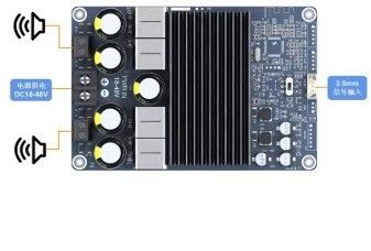 TPA3255 2x300W Năng lượng cao 2 kênh Stereo Audio Amplifier Board Năng lượng số