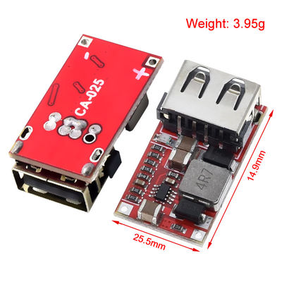 CA-025 Chuyển đổi DC-DC hiệu quả Thẻ phát triển bộ sạc USB 6V-24V 24V 12V đến 5V 97,5% Buck Module cho nguồn điện xe hơi