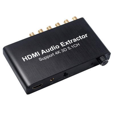 HDMI đến 3.5mm RCA Analog Audio Converter Extractor Decoder Amplifier cho PS4 DVD 5.1 Channel Sound Splitter Private Mold