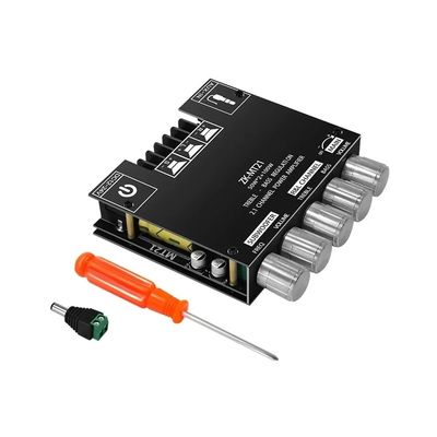 ZK-MT21 HiFi Digital Power Amplifier Board 100W+2*50W 2.1 Channel Subwoofer AUX 12/24V Audio Stereo 5.0 Amp ZK-MT21