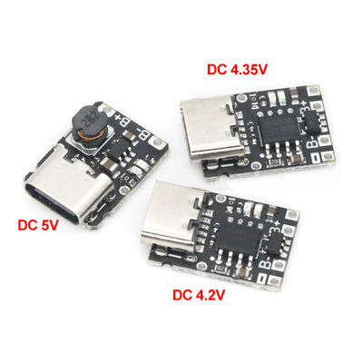 3.7V 4.2V 18650 Lithium pin sạc Boost Power Board Bảo vệ loại c Giải pháp sạc và xả 5V lý tưởng