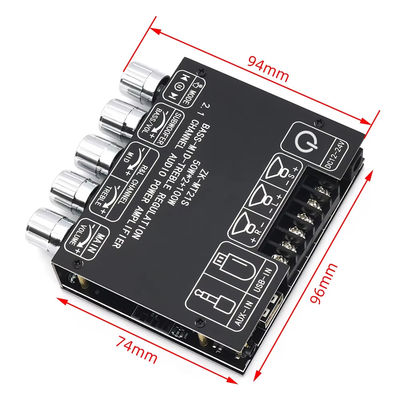 2.1 Channel Subwoofer AUX 12V 24V Audio Stereo 5.1 Bass Digital Power Amplifier Board ZK-MT21S 2x50W 100W cho bộ điều hợp DC