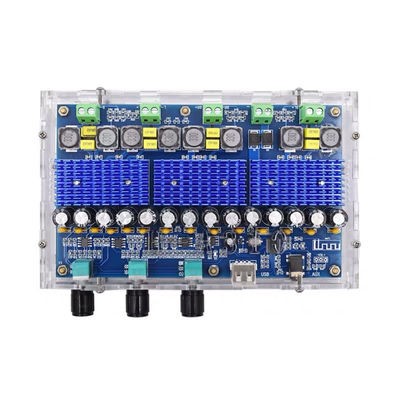 TPA3116D2 Digital Power Amplifier Board 4 kênh với máy thu âm hai bass 50Wx2 100Wx2