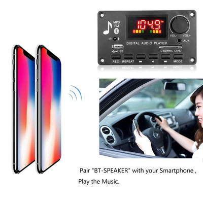 Bảng mạch khuếch đại 80W Bluetooth 5.0 Bảng giải mã MP3 với dải nguồn DC 5V-26V cho âm thanh xe hơi