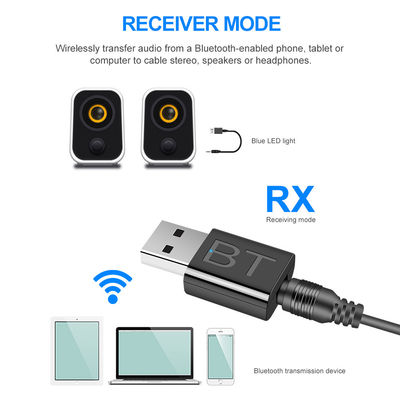 Bộ chuyển đổi âm thanh Bluetooth 5.0 với phạm vi truyền 10m và chế độ kép để truyền phát âm thanh không dây