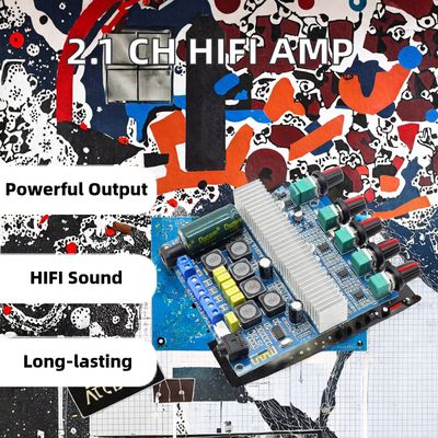 TPA3116D2 2.1 Channel Amplifier Board 2x50W + 100W Stereo Audio