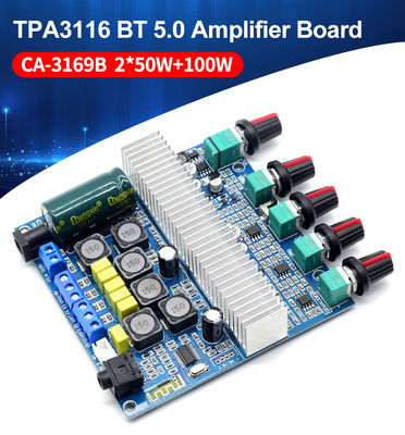 TPA3116D2 2.1 Channel Amplifier Board 2x50W + 100W Stereo Audio