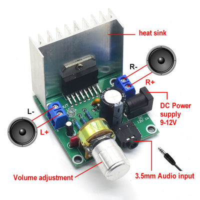 TDA7297 15W + 15W Stereo Amplifier Board 12V DC Audio Module