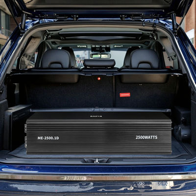 Lớp D Car Audio Power Amplifier RMS 2500Wrms 1 Ohm Impedance Spl Mono Power Amplifier với Crossovers