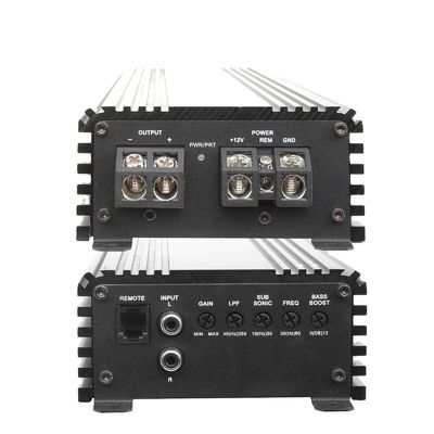 Lớp D Car Audio Power Amplifier RMS 2500Wrms 1 Ohm Impedance Spl Mono Power Amplifier với Crossovers