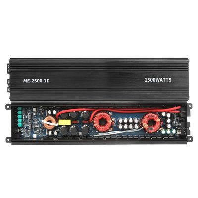 Lớp D Car Audio Power Amplifier RMS 2500Wrms 1 Ohm Impedance Spl Mono Power Amplifier với Crossovers