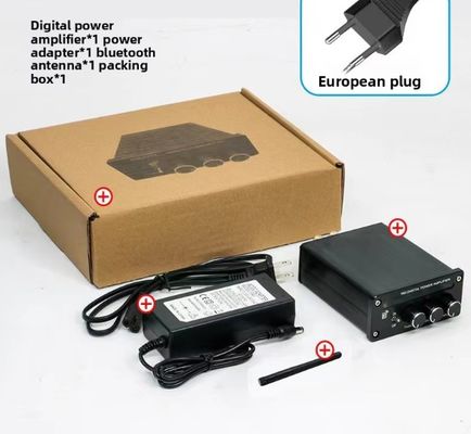 Kênh 2.0 2*100W BT 5.0 Đèn RGB Âm thanh nổi kỹ thuật số mới Bộ khuếch đại tuyến tính công suất cao Mini Hifi gia đình