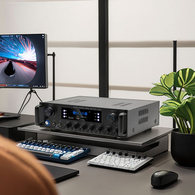 AV-628 Bộ khuếch đại loa siêu trầm đồng trục 2.1 kênh 600W Chuyên nghiệp tại nhà, Mẫu công suất cao, Bộ thu quang học BT xuyên biên giới