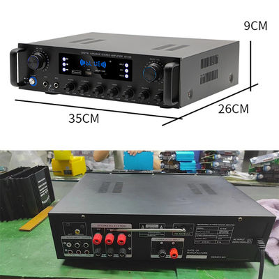AV-628 Bộ khuếch đại loa siêu trầm đồng trục 2.1 kênh 600W Chuyên nghiệp tại nhà, Mẫu công suất cao, Bộ thu quang học BT xuyên biên giới