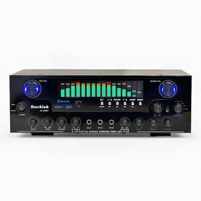 AV-555BT Professional 5.1 Channel Dynamic Spectrum Amplifier 600W Subwoofer gia đình công suất cao với cấu trúc kim loại