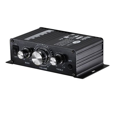 BT-888 Mini 12V Home Amplifier 20W+20W BT Không dây kim loại nhỏ bán nóng cho thương mại nước ngoài xuyên biên giới