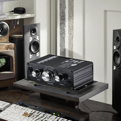 BT-888 Mini 12V Home Amplifier 20W+20W BT Không dây kim loại nhỏ bán nóng cho thương mại nước ngoài xuyên biên giới