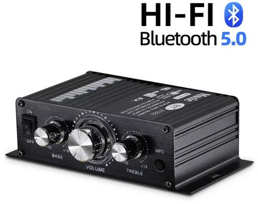 BT-888 Mini 12V Home Amplifier 20W+20W BT Không dây kim loại nhỏ bán nóng cho thương mại nước ngoài xuyên biên giới