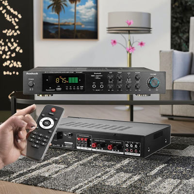 Av-628BT Home Audio 5-Channel 800W Bộ khuếch đại công suất cao 110V/220V Máy thu không dây với kết nối BT