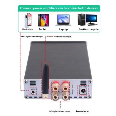 TPA3255 kênh kép 315W*2 Audio-Fidelity cao HIFI BT Digital Amplifier QCC5125 phụ kiện âm thanh cao cấp