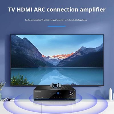 2.0 kênh công suất cao 100W bộ khuếch đại Karaoke không dây BT Lossless Decoding HDML ARC Optical Fiber Coaxial Electronics