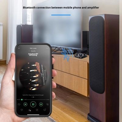 2.0 kênh công suất cao 100W bộ khuếch đại Karaoke không dây BT Lossless Decoding HDML ARC Optical Fiber Coaxial Electronics