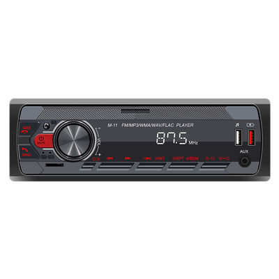 1Din MP3 Car Audio Radio BT Không dây USB kép Ánh sáng đầy màu sắc Điện thoại APP Kiểm soát trợ lý giọng nói CD di động cho DVD VCD