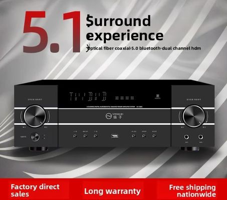 5.1CH 4200W Bộ khuếch đại âm thanh Pro công suất cao với chống phản hồi, BT không dây, cho buổi biểu diễn sân khấu karaoke tại nhà KTV Meeting
