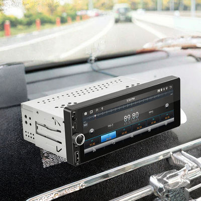 Đầu radio ô tô CarPlay/Android Auto 6.86 inch một DIN với màn hình cảm ứng LCD Kết nối USB Vị trí bảng điều khiển