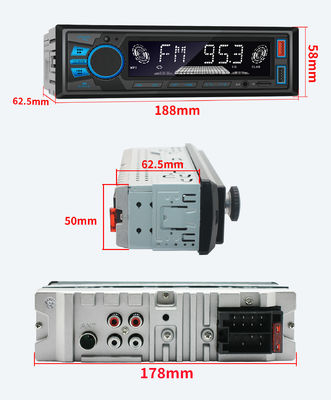 820S Mẫu Ngắn Đèn Xanh Dương cho Máy Phát Nhạc MP3 Xe Hơi Không Dây BT Đầu Thu Radio Mới Giá Đỡ Điện Thoại Rảnh Tay Nhạc Không Mất Dữ Liệu cho Xuất Khẩu