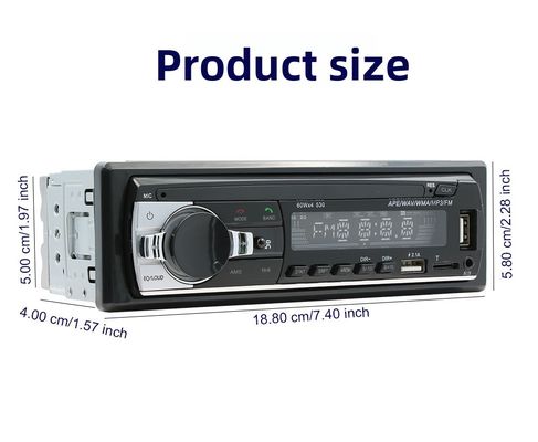 Creatall Single-Disc Universal Car MP3 Player USB Flash Drive BT Bộ khuếch đại không dây Bộ điều khiển trung tâm