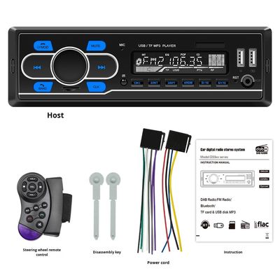Creatall 12V Máy nghe nhạc MP3 một xi-lanh cho xe hơi, nhạc không mất dữ liệu cho Bluetooth, đầu đọc thẻ USB, Radio DAB, bộ sạc xe hơi, Xả hàng đặc biệt