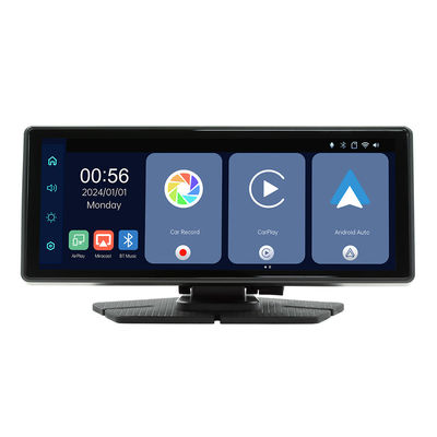 Creatall 8.1inch thiết bị điều hướng xe hơi cầm tay tất cả trong một thiết bị không dây CarPlay phía trước phía sau ghi âm kép Dash Cam cho bảng điều khiển